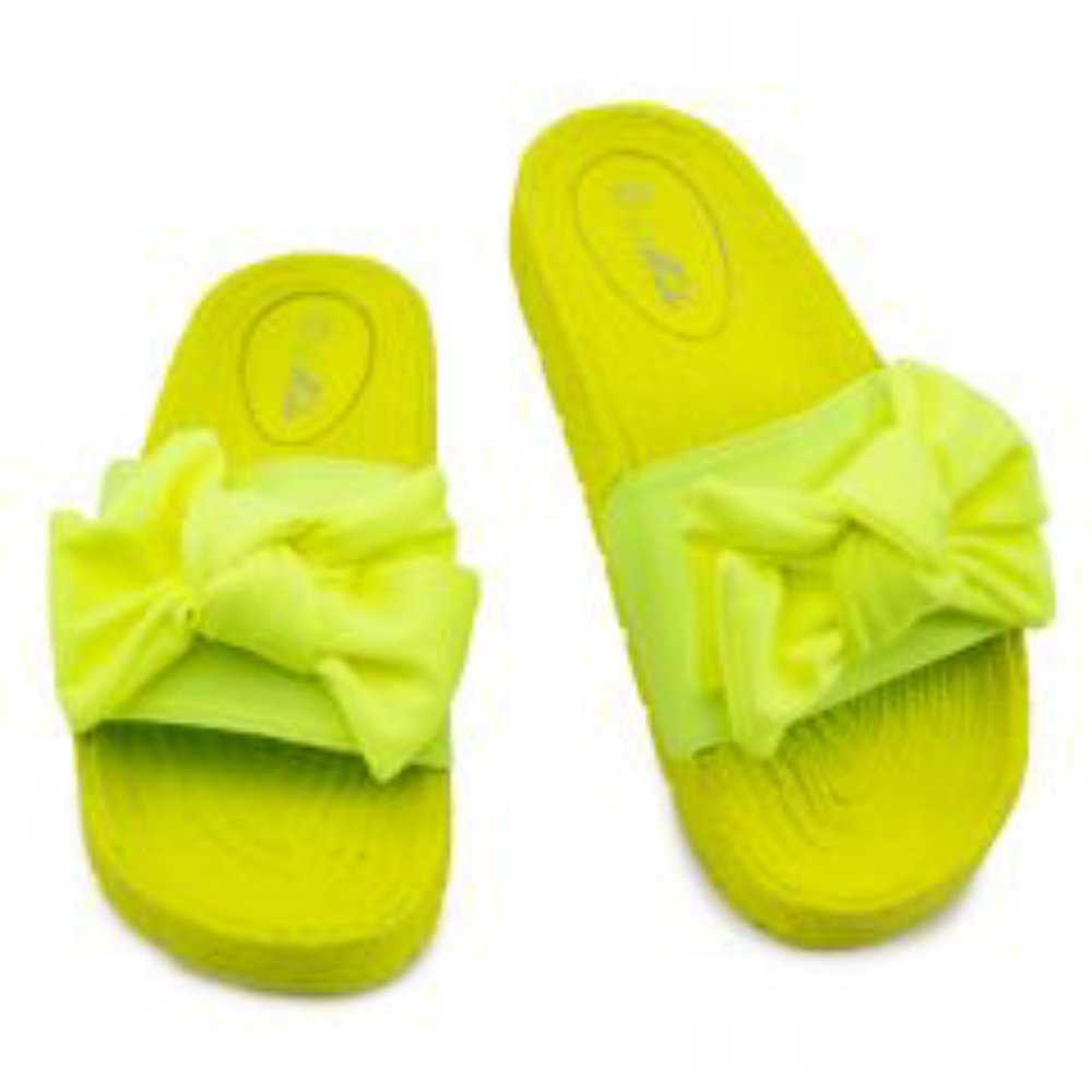 ISO Neon colored slides,pink too, maybe with bows or without, whatever lol